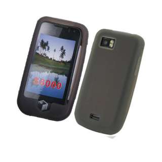 Gray Silicone Soft Cover Case for Samsung S8000 Jet  