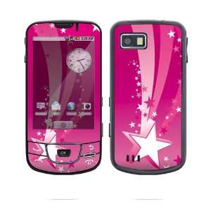  Samsung Galaxy (i7500) Decal Skin   Pink Stars Everything 