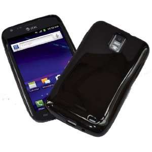 com Samsung Galaxy Skyrocket II 2 Case soft BLACK gel cover Flexible 