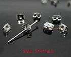 300 Pcs Silver Plated Earring Findings Backs Stoppers 5