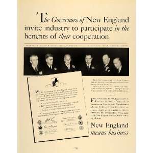  1938 Ad New England Council Aiken Barrows Cross Hurley 