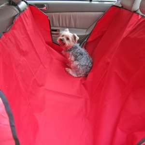  Alfie Lifestyle Javis Pet Backseat Hammock   Color Red 