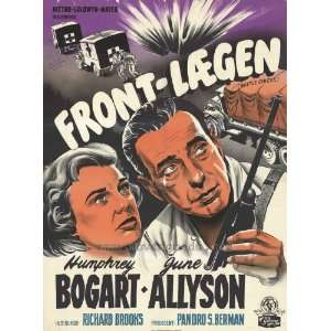   Foreign 27x40 Humphrey Bogart June Allyson Keenan Wynn