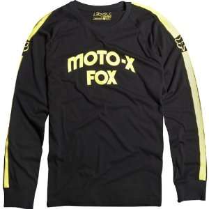 Fox Racing Hall of Fame Knit Mens Long Sleeve Fashion Shirt   Black 