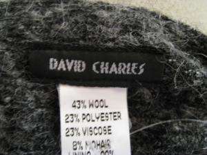 DAVID CHARLES NWT for $390 gray tweed suit sz 15 years  