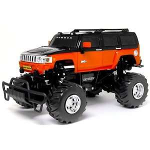   Control Black & Orange Tricked Out Hummer H3 RC Truck Toys & Games