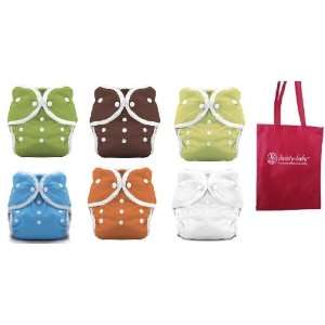   Pack Gender Neutral Colors with Dainty Baby Reusable Bag Bundle Baby