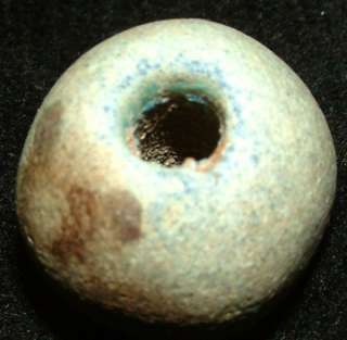 ANCIENT 2700 YEAR OLD EGYPTIAN FAIENCE BEAD  