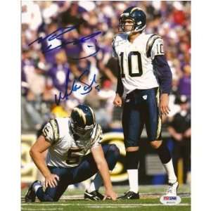  Nate Kaeding & Mike Scifres (San Diego Chargers) Signed 