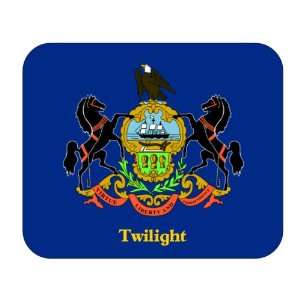   US State Flag   Twilight, Pennsylvania (PA) Mouse Pad 
