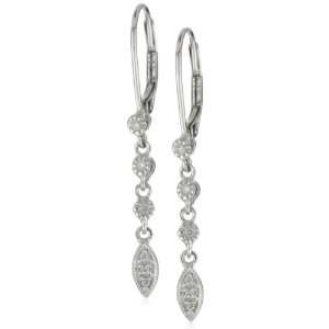  Kobelli AMOUR Round Diamond Fashion Earrings (0.07 cttw 