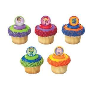  12 NICK JR SUPER WHY CUPCAKE RINGS PARTY FAVORS Toys 