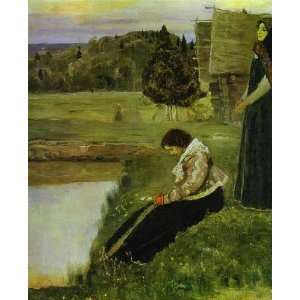   Oil Reproduction   Mikhail Nesterov   24 x 30 inches   Deep Thoughts