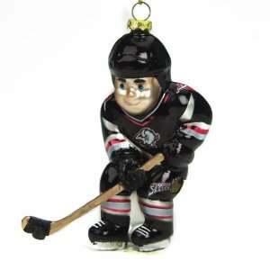  Buffalo Sabres NHL Glass Hockey Player Ornament (4 inch 