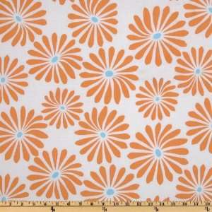  44 Wide Annette Tatum Bohemian Bloom Orange Fabric By 
