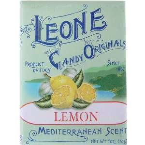 Lemon Mediterranean Scent Leone Mints Digestive retro package Italian 