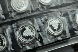 10pcs 1998 1/2oz Silver panda Coins Lot   Hongkong coins expo.  