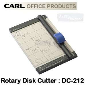 CARL DC212 DC 212 12 A4 Rotary Paper Trimmer Heavy Duty Photo Manual 