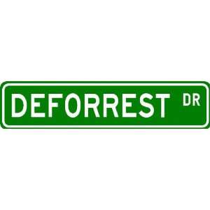  DEFORREST Street Sign ~ Personalized Family Lastname Sign 