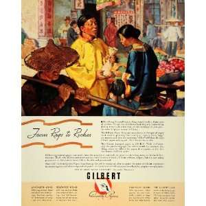  1939 Ad Gilbert Paper Menasha China Bazaar Wisconsin 