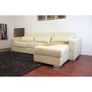  Baxton Studio Olcott Cream Twill Modern Sleeper Sofa 