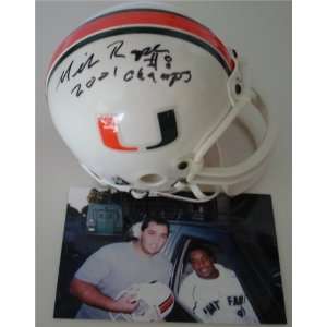  Mike Rumph Autographed/Hand Signed/Autographed Miami 