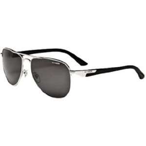  Arnette Sunglasses One Time / Frame Silver with Black 