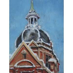  Study for Hopkins in the Snow, Original Painting, Home 