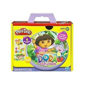  Play doh Dora the Explorer 4 can 8 oz Toys & Games