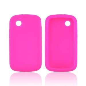  For AT&T Avail Hot Pink Rubbery Feel Anti Slip Silicone 