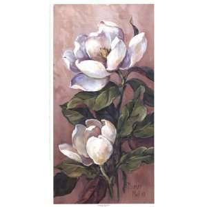  Magnolia Accents l by Barbara Mock 13x25
