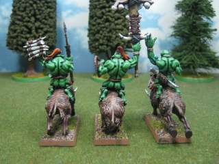 Warhammer DPS painted Savage Orc Boar Boyz OR039  