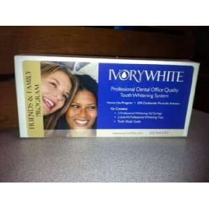 IvoryWhite Professional Dental Office Quality Tooth Whitening System.