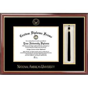   Mavericks   Embossed Seal   Tassel Box   Mahogany   Diploma Frame