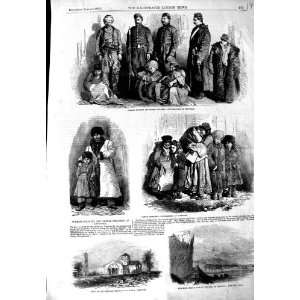 1855 TURKISH SOLDIERS TARTAR CHILDREN EUPATORIA CHURCH 