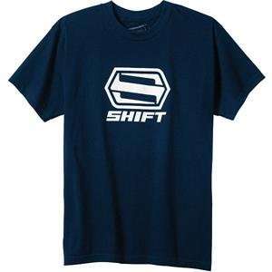  Shift Racing Core T Shirt   2010   Medium/Navy Automotive