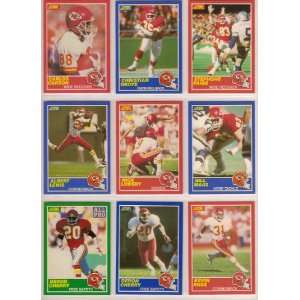  Kansas City Chiefs 1989 Score Football Team Set (Christain 