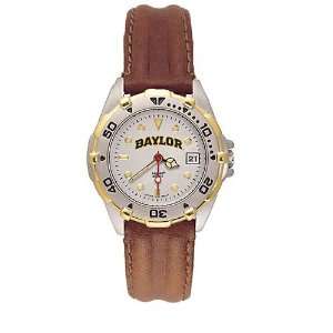  Baylor Bears Ladies All Star Watch w/Leather Band Sports 