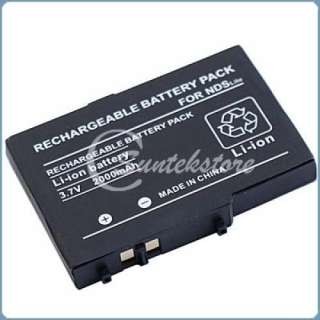 2000mAh Rechargeable Battery for Nitendo DS NDS Lite CE  