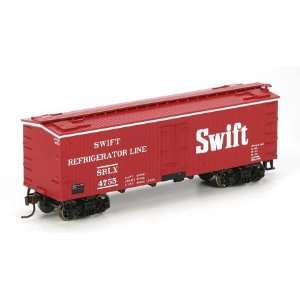  Roundhouse HO RTR 36 Old Time Reefer, Swift #4755 Toys 