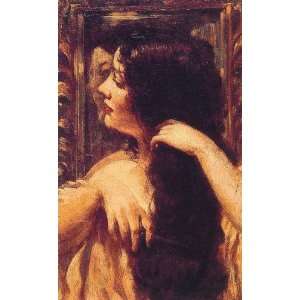   James Carroll Beckwith   24 x 40 inches   Brunette 