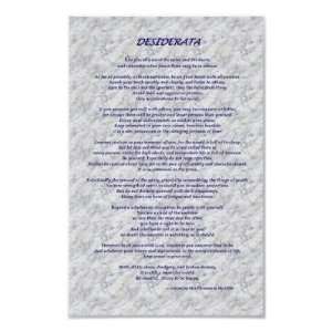  Desiderata Marble Posters