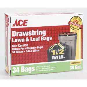  Bx/34 x 6 Ace Drawstring Lawn & Leaf Bags (618733)