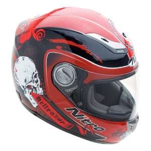 Nitro Hellrazor Red Small Full Face Helmet Automotive