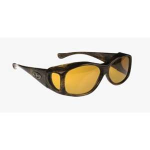  Fitovers Glides Sunglasses   Brushed Horn Yellow Sports 