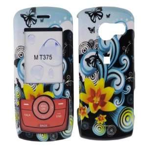 Hard Yellow Flowers Case Cover Faceplate Protector for LG Lyric MT375 