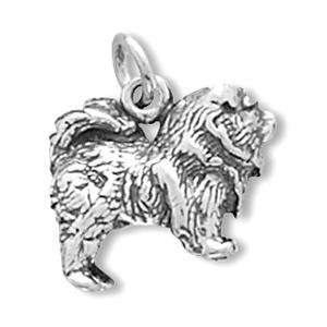  Dog Breed   Chow Charm Sterling Silver Jewelry
