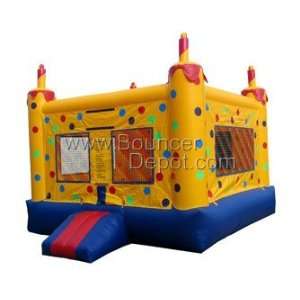  Birthday Cake Commercial Grade Bouncy House Toys & Games