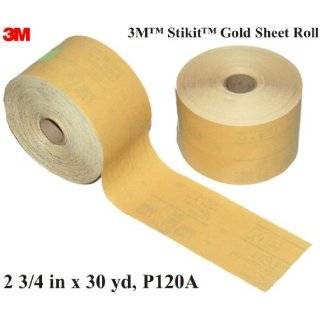 3M 2597 Stikit Gold Roll P120 Sandpaper Dura Block