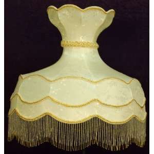   Beige Lamp Shade with Beads and Diamond Design 23